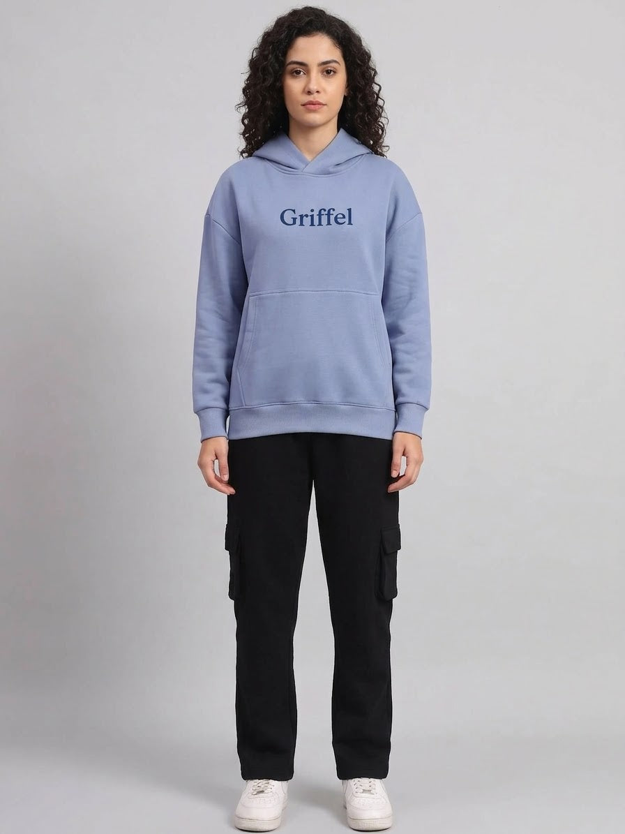 STAY SALTY Oversized Cotton Fleece Tracksuit For Women