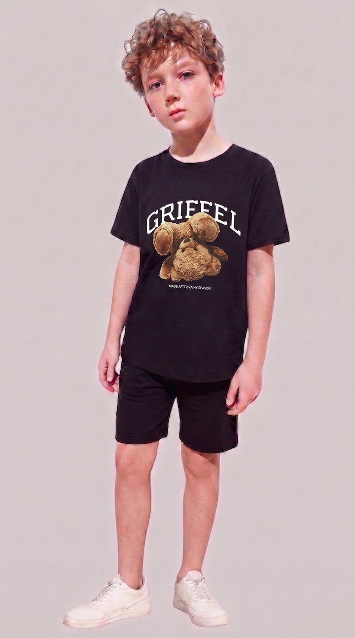 Upside down Teddy Boys  OVERSIZED T-SHIRT AND SHORTS SET 🧸