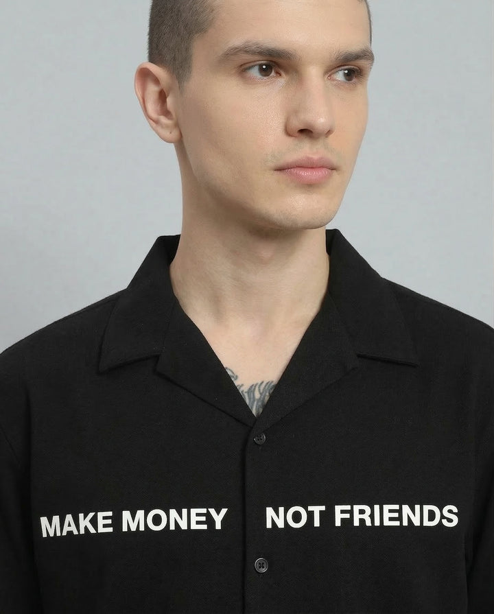 Make Money Cotton Bowling Shirt 💵