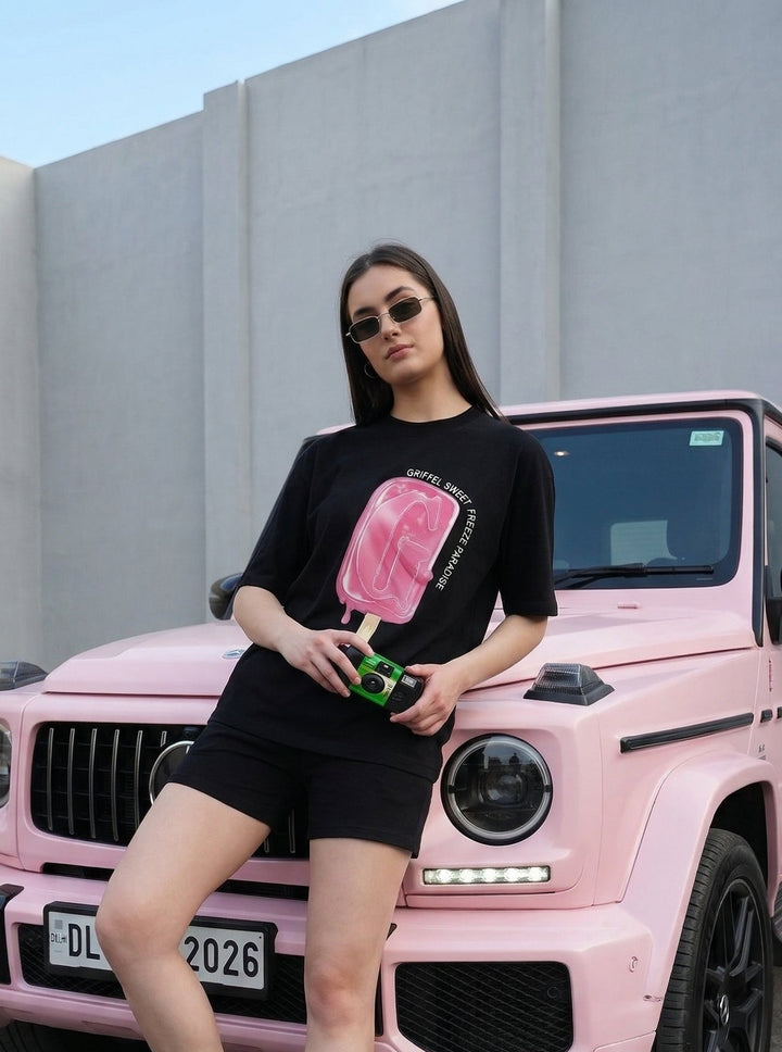 Sweet Freeze OVERSIZED Cotton T-SHIRT 🍦