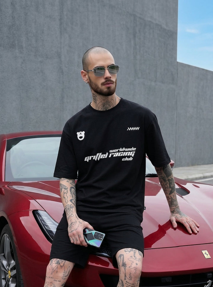 Racing Club Oversized Cotton T-shirt  🏁