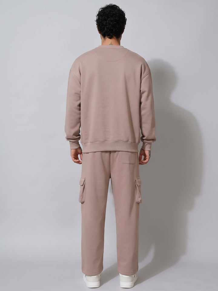 UNIVERSITY  Cotton Fleece Oversized Sweatshirt For Men