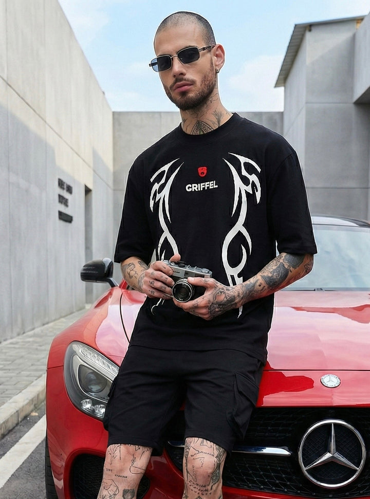 ECHO OVERSIZED Cotton T-SHIRT 🀄️