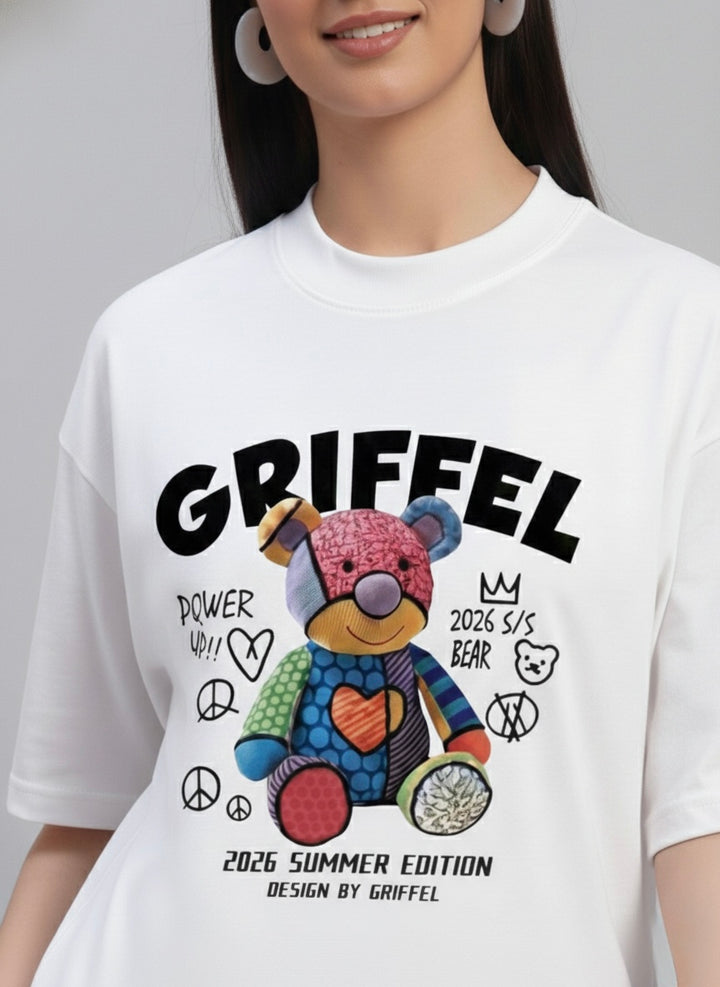 Summer Teddy OVERSIZED Cotton T-SHIRT 🧸