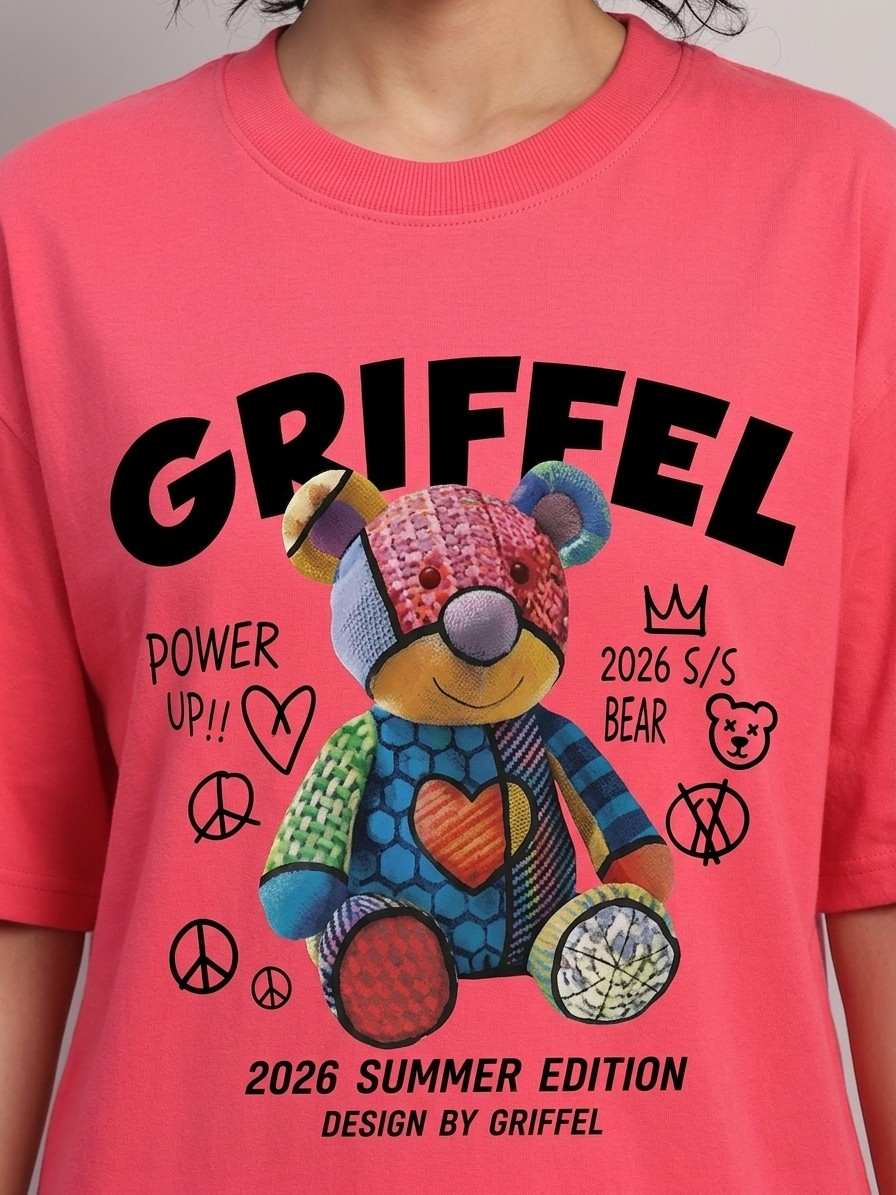 SUMMER TEDDY OVERSIZED Cotton T-SHIRT