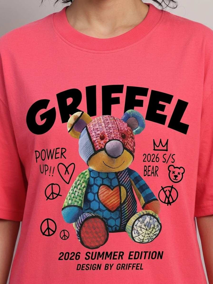 SUMMER TEDDY OVERSIZED Cotton T-SHIRT