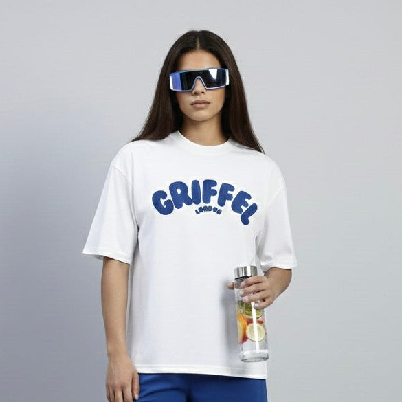 Reborn OVERSIZED Cotton T-SHIRT 🔵⚪️