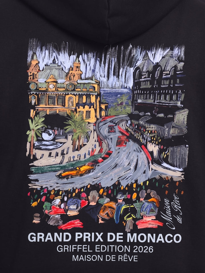 Monaco Oversized cotton Fleece Hoodie