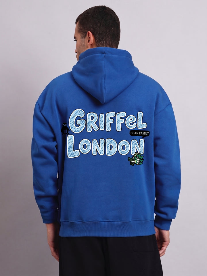 Doodle Oversized cotton Fleece Hoodie