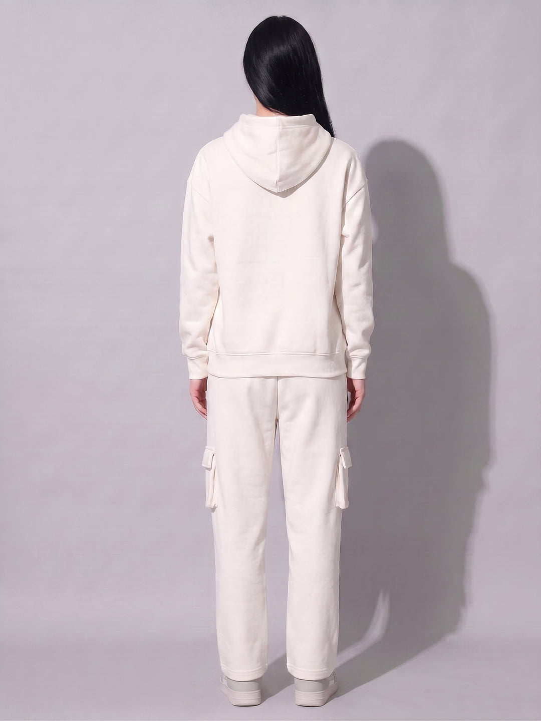 No Inspiration Today,Sorry Oversized Cotton Fleece White Hoodie