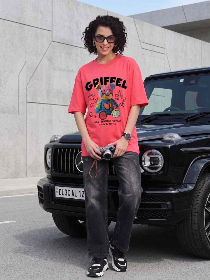 SUMMER TEDDY OVERSIZED Cotton T-SHIRT