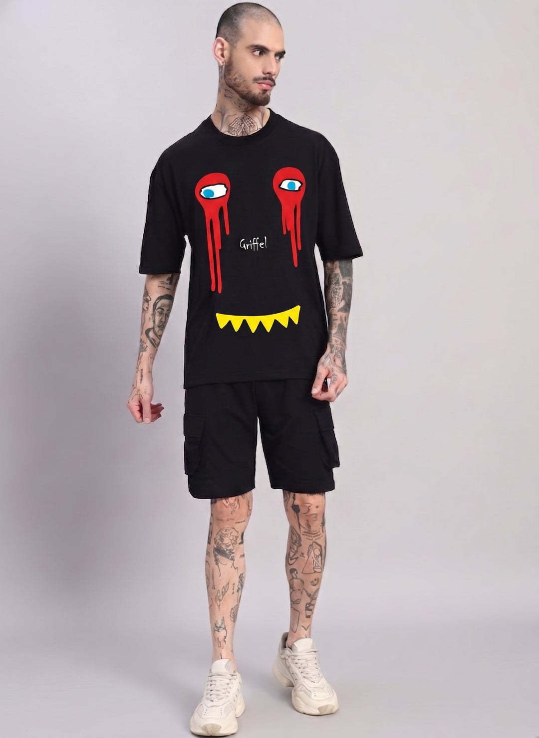 Street Monster Oversized Cotton Co-ord set 😈