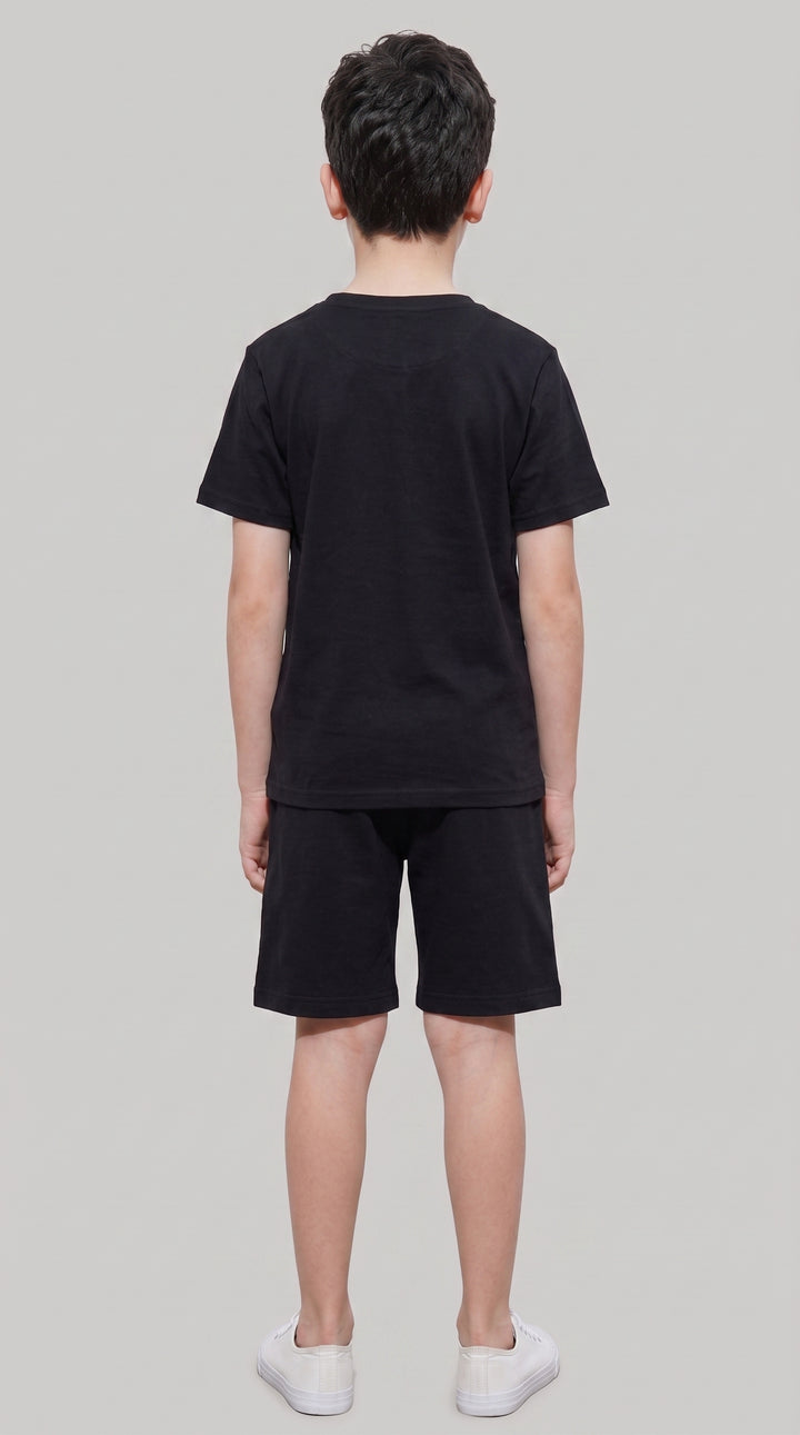 FRONT GRIFFEL BOYS OVERSIZED T-SHIRT AND SHORTS SET 💚