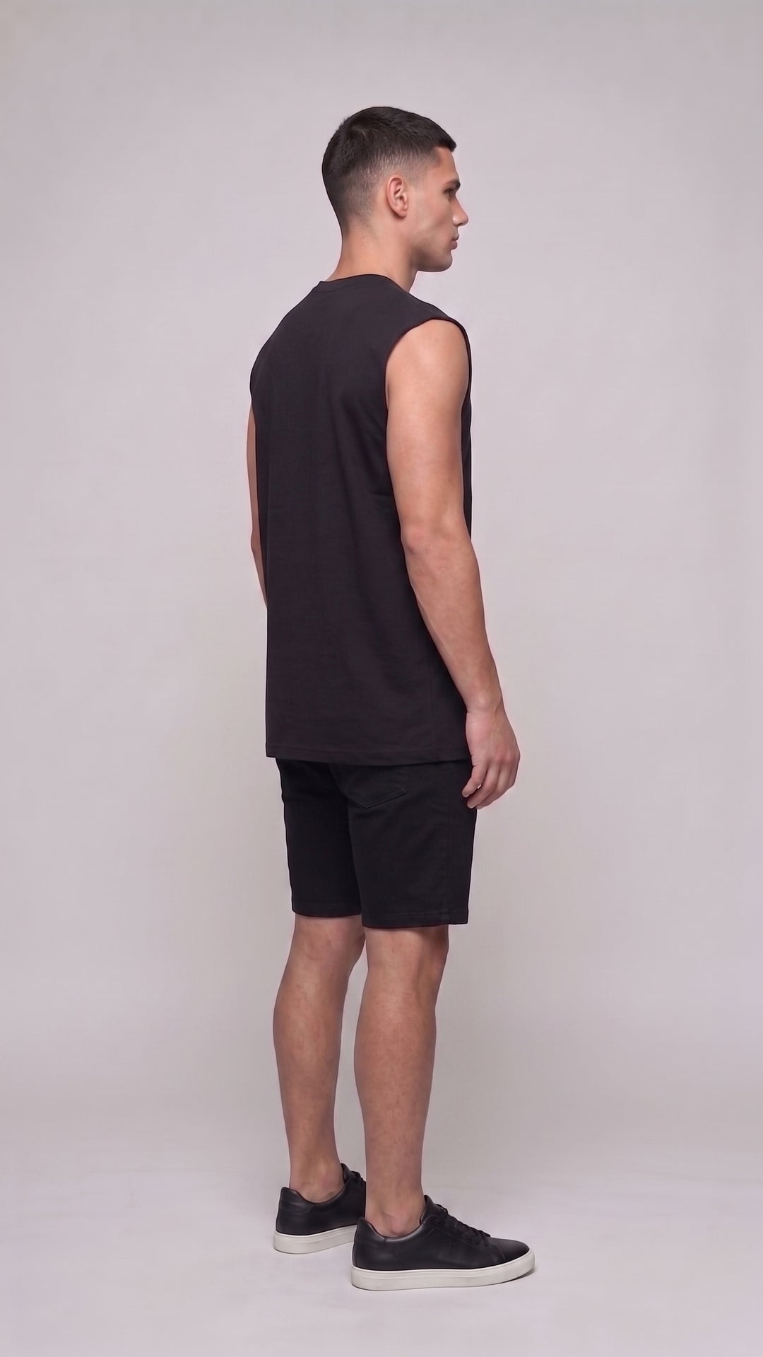 Stealth Armor Cotton Black Easy Fit Tank 🦾