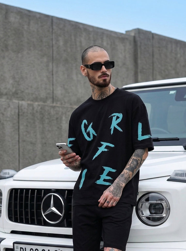 All over Griffel Oversized Cotton T-shirt🫶🏼