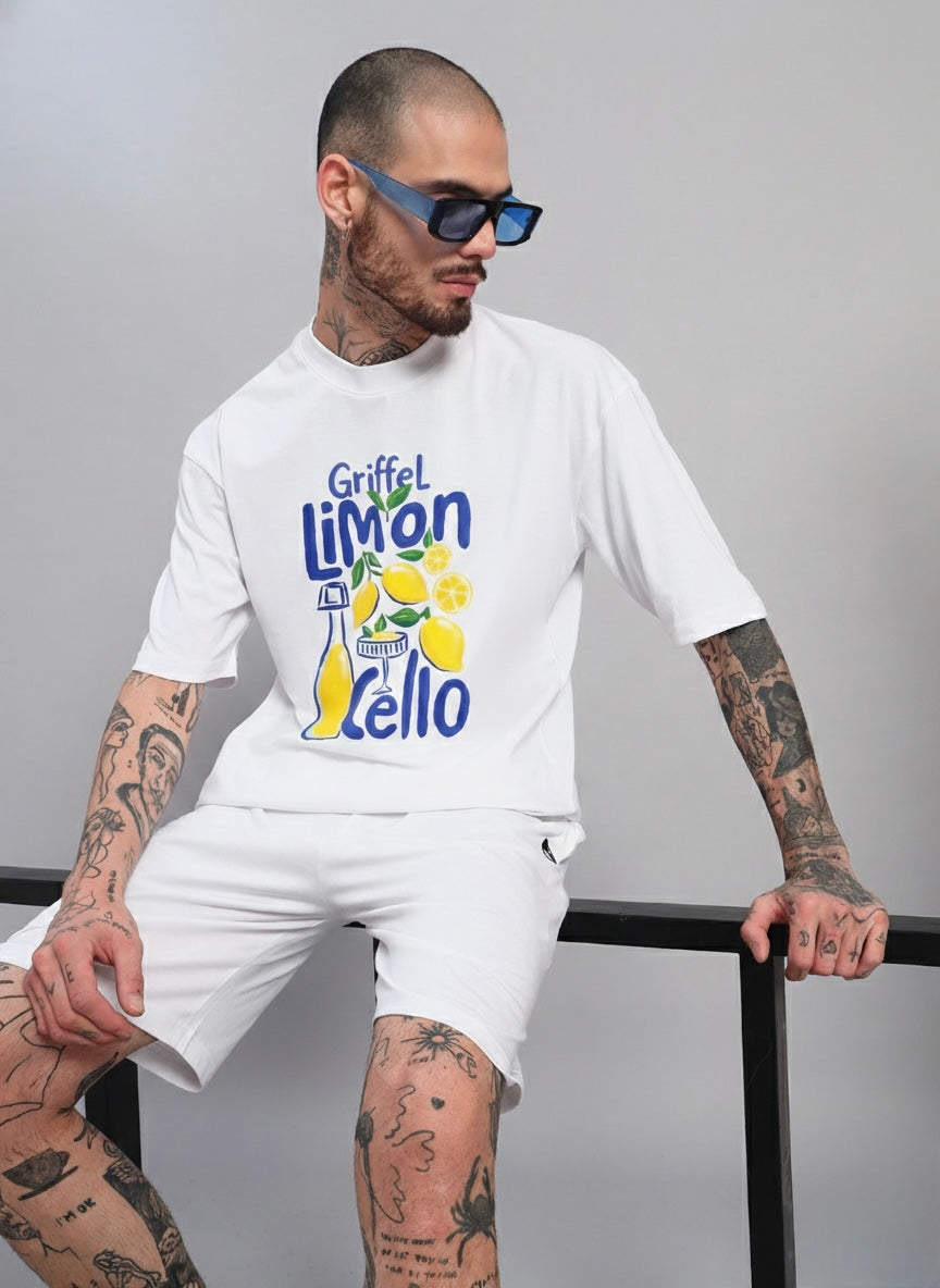 LimonCello Oversized Cotton Co-ord set 🍋