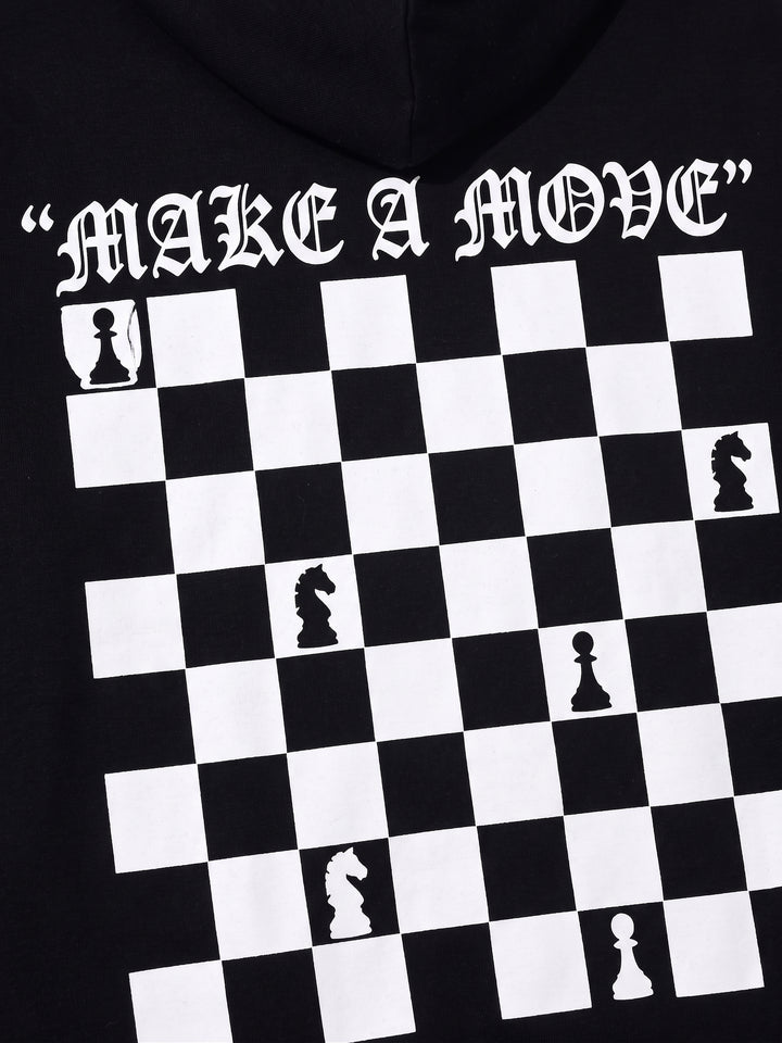 Make A Move Oversized cotton Fleece Hoodie