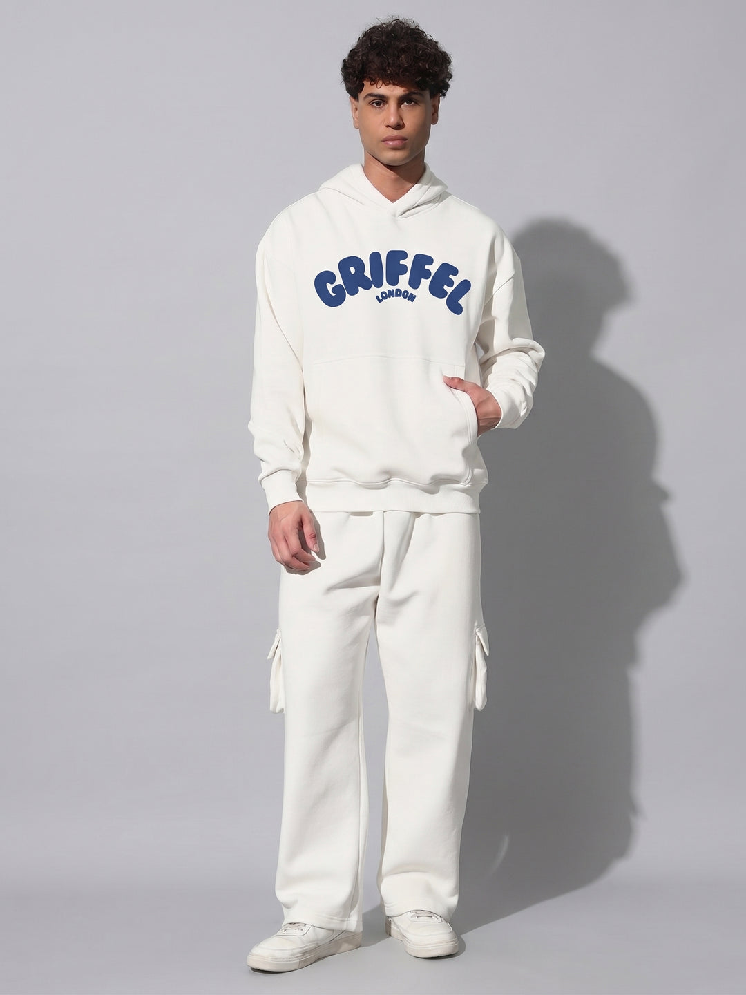 2026 Logo Oversized cotton Fleece Hoodie