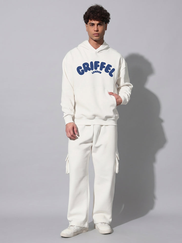 2026 Logo Oversized cotton Fleece Hoodie