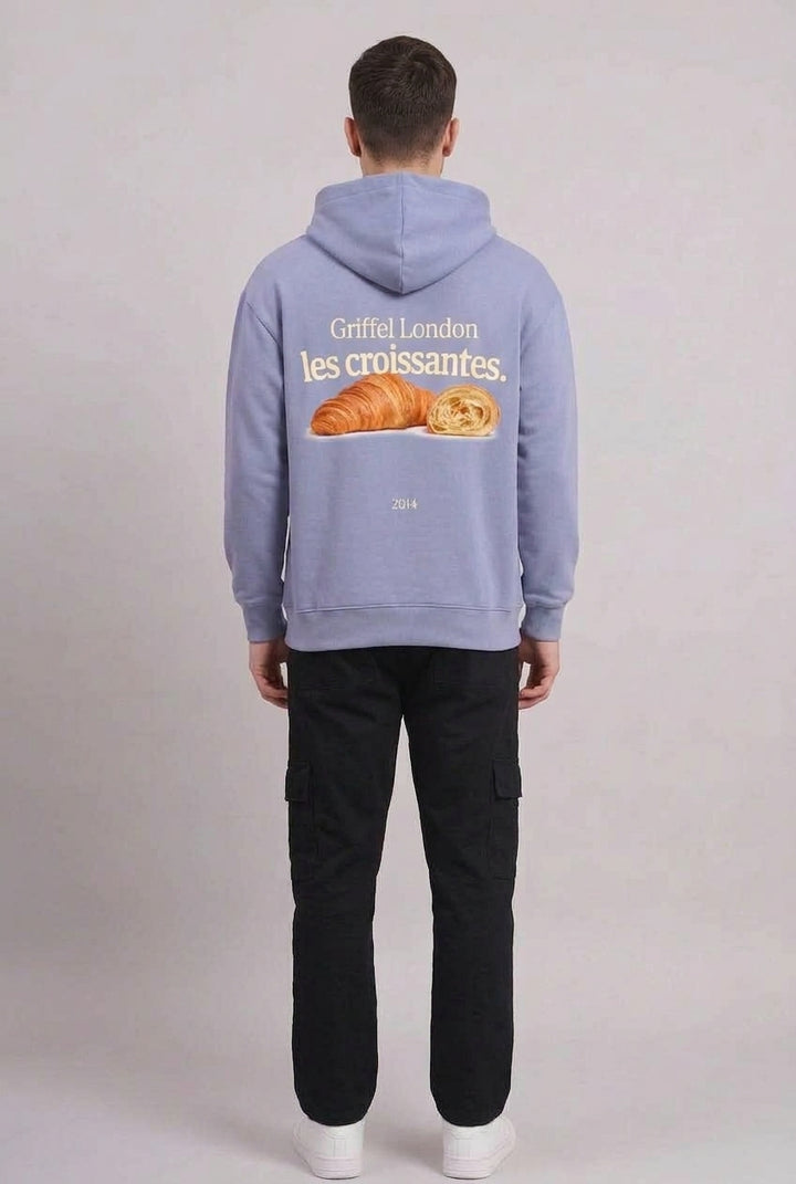 CROISSANTE Oversized Cotton Fleece Tracksuit For Men