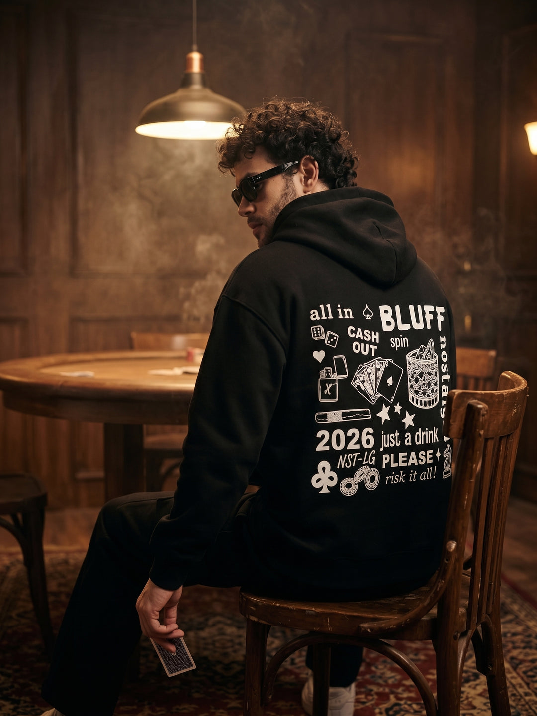 BLUFF Cotton Fleece Oversized Tracksuit For Men