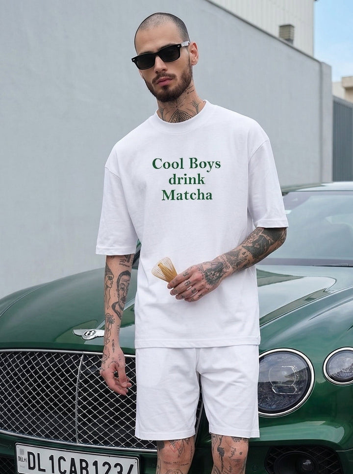 Matcha Oversized Cotton T-shirt 🍵