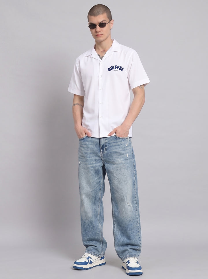Logo 2026 Cotton Bowling Shirt  🔵