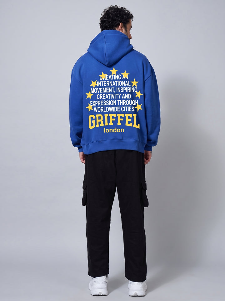 WORLDWIDE Oversized Cotton Fleece Hoodie For Men