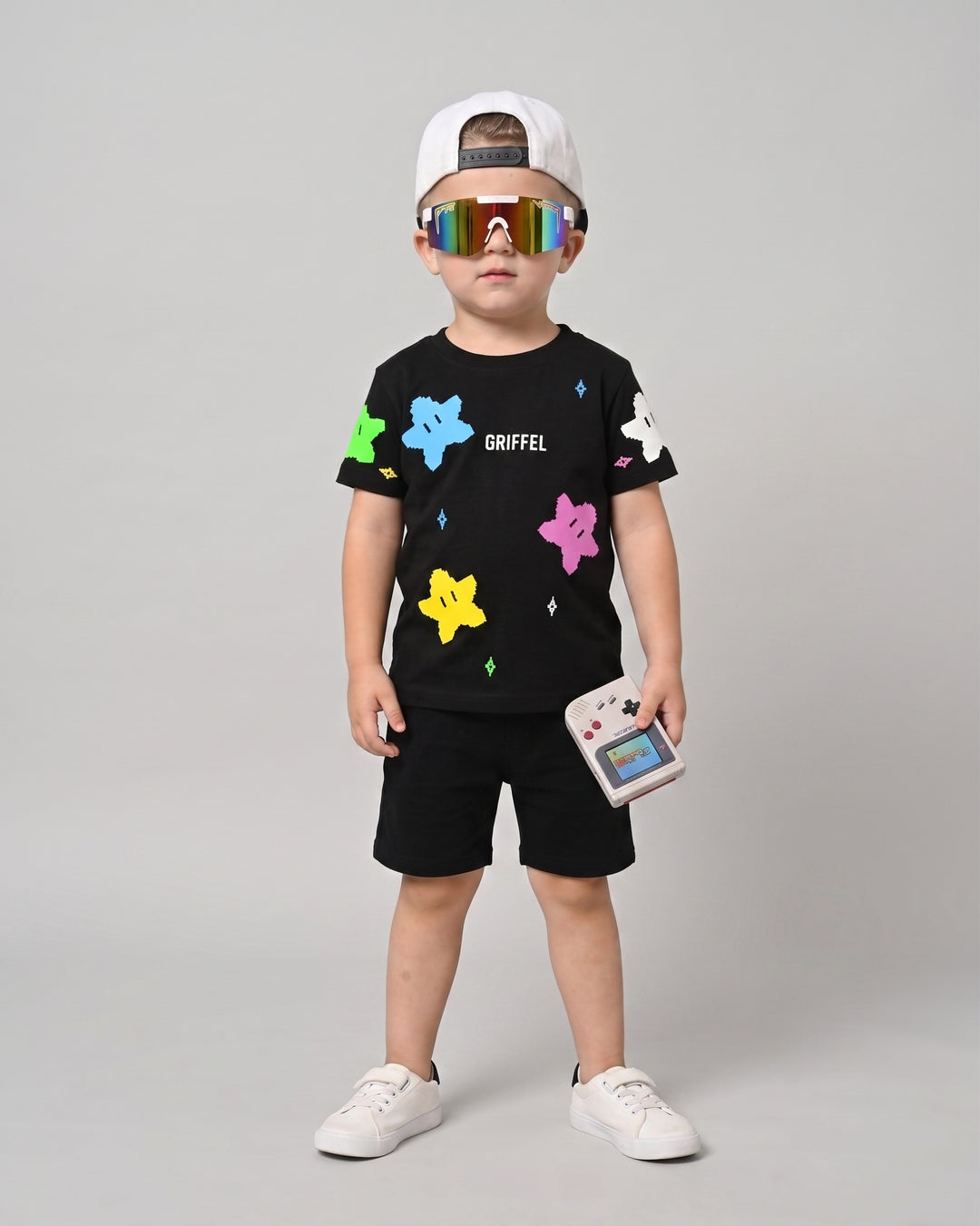 ALL OVER STARS OVERSIZED T-SHIRT and Shorts Set ⭐️