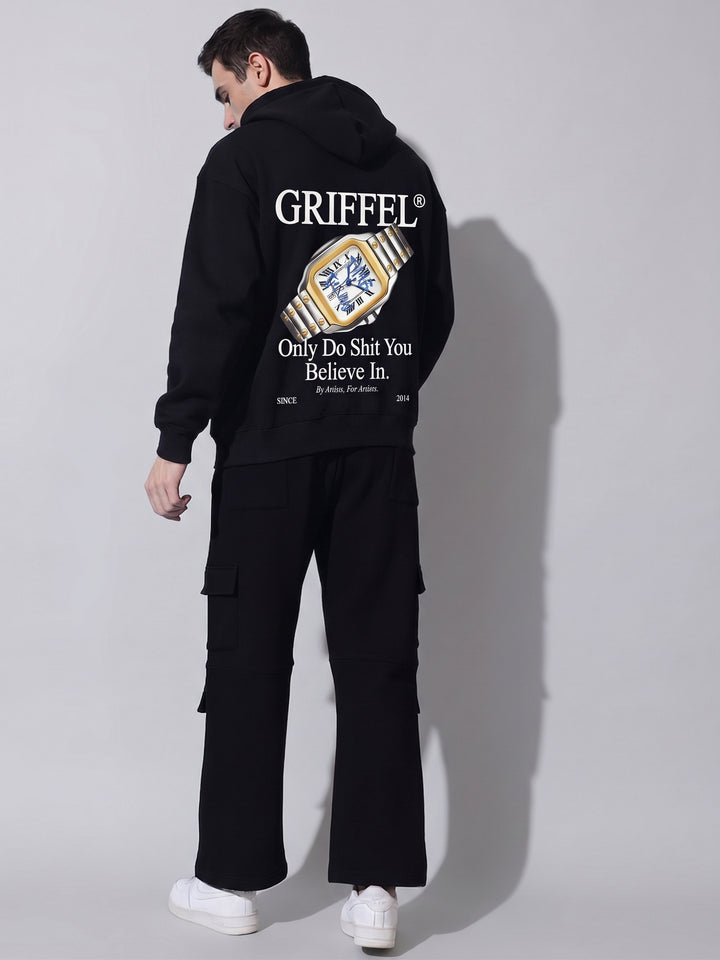 WATCH MEN Cotton Fleece Oversized Round Neck Tracksuit For Men