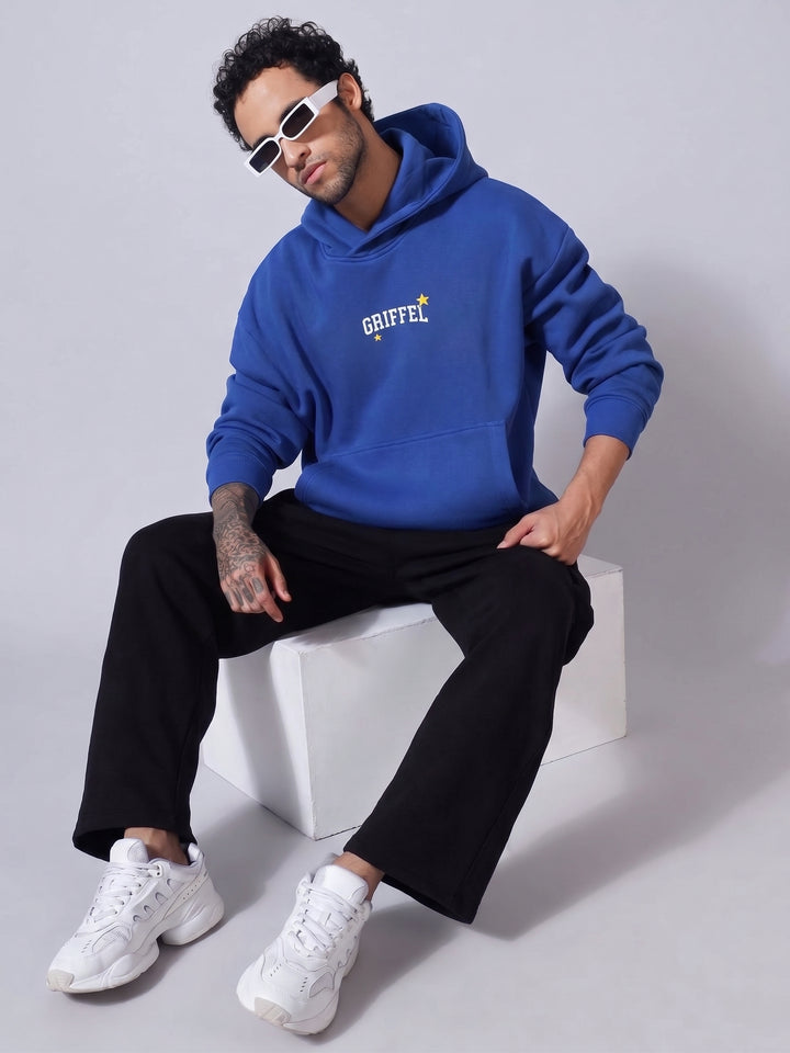 WORLDWIDE Oversized Cotton Fleece Hoodie For Men