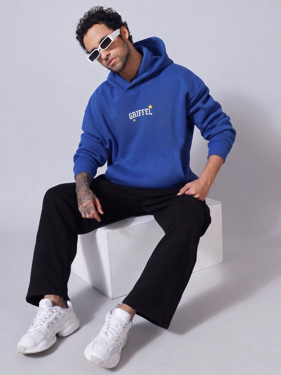 WORLDWIDE Cotton Fleece Oversized Tracksuit For Men