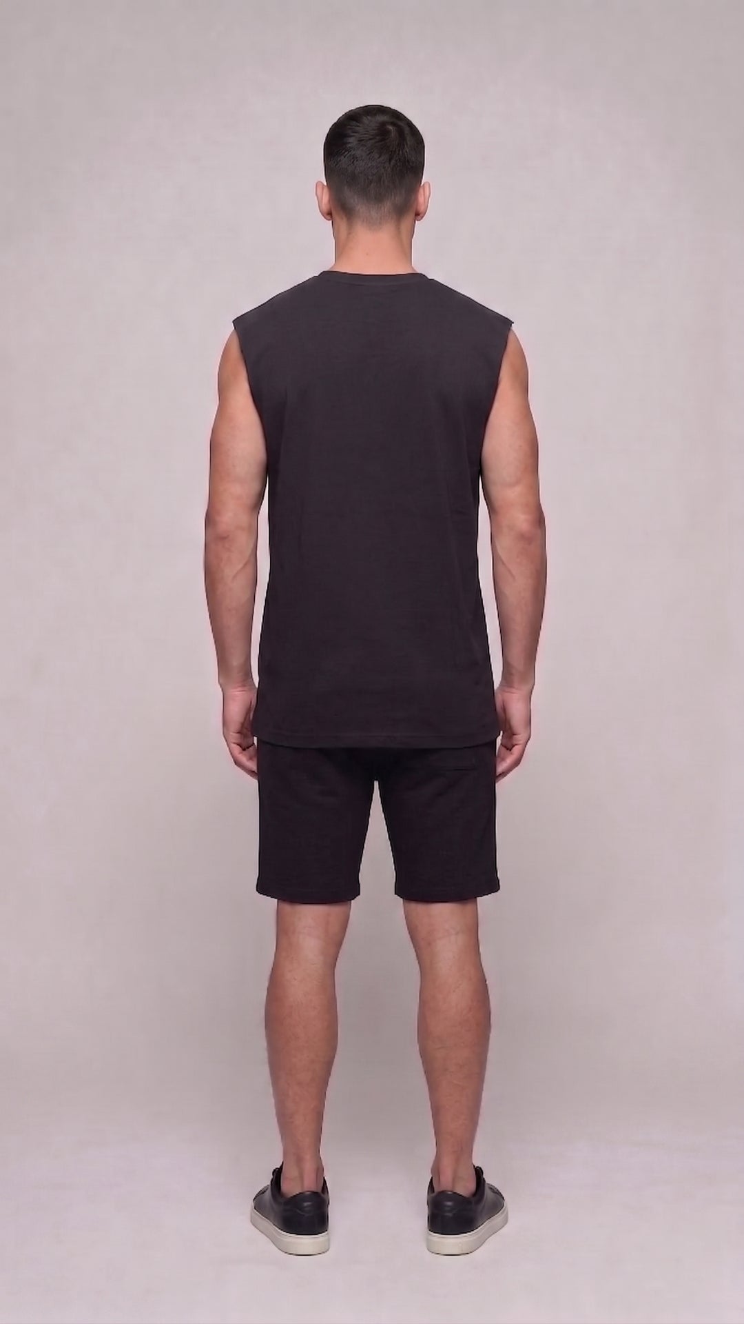 AFTERSHOCK Cotton Black Easy Fit Tank ⚡️