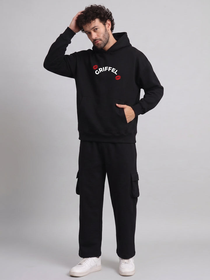 Flirting Universe  Oversized cotton Fleece Hoodie