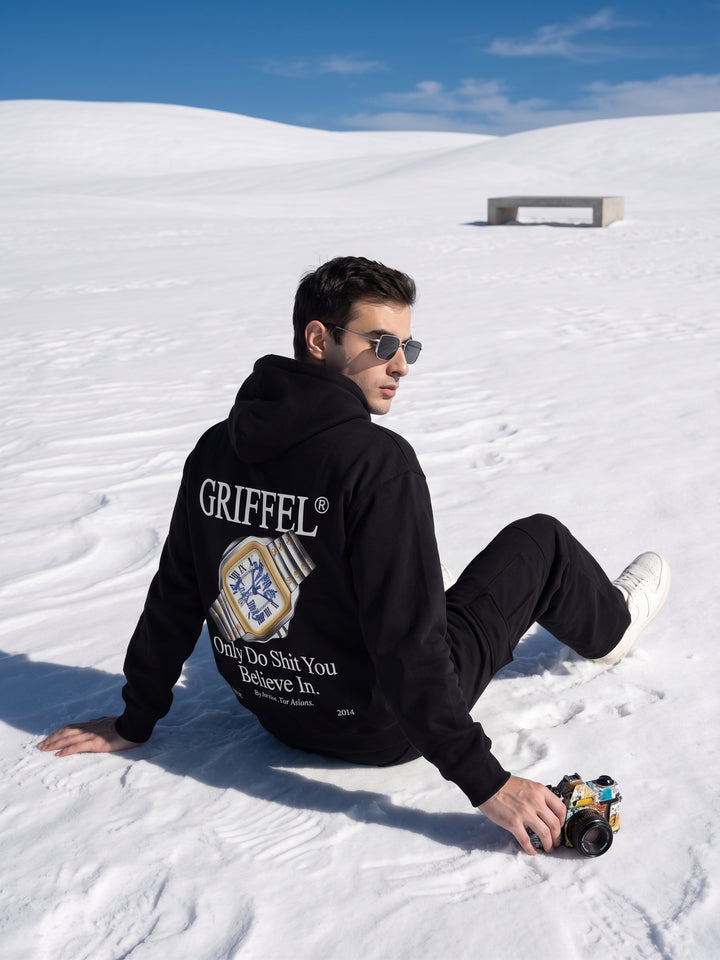 WATCH MEN Cotton Fleece Oversized Round Neck Tracksuit For Men