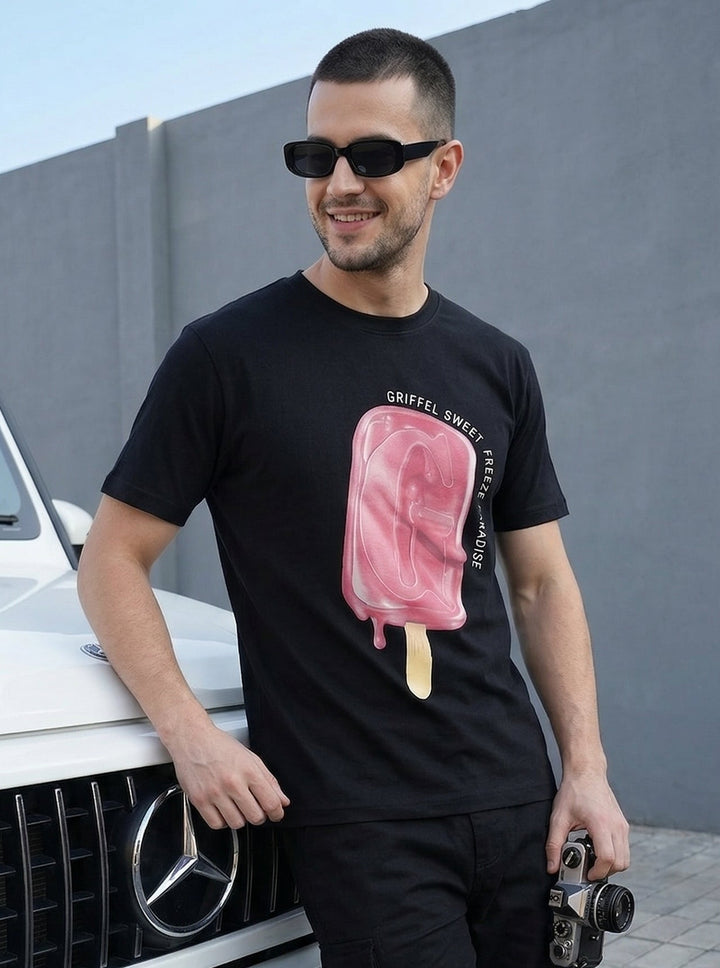 Sweet Freeze Oversized Cotton T-shirt 🍦