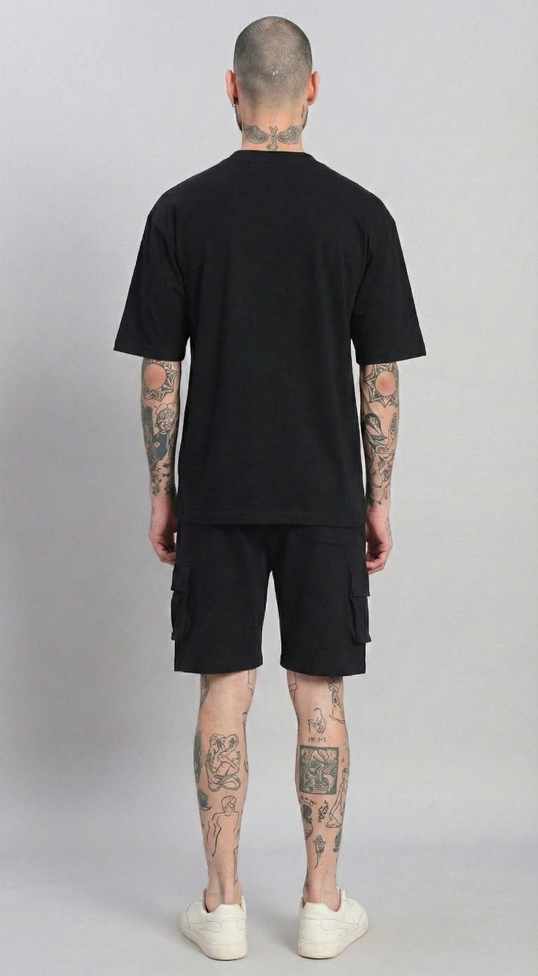 Front Griffel Cotton T-Shirt and Shorts Set