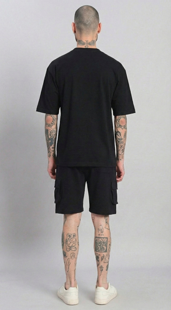 Front Griffel Cotton T-Shirt and Shorts Set