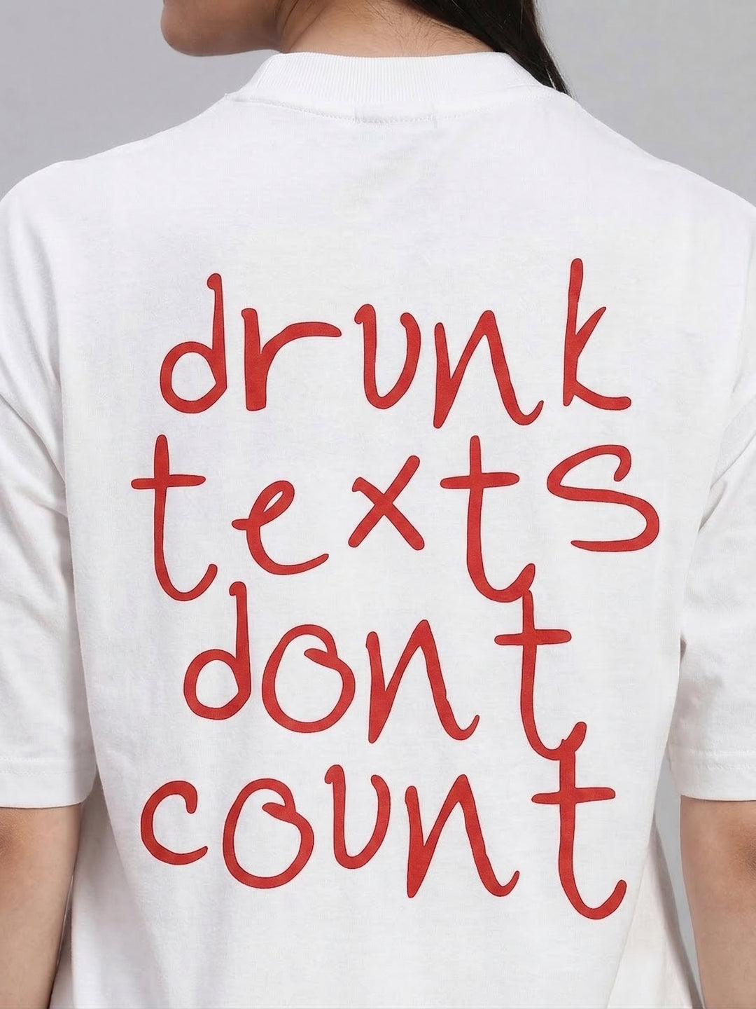 Drunk Text OVERSIZED Cotton T-SHIRT 🥴