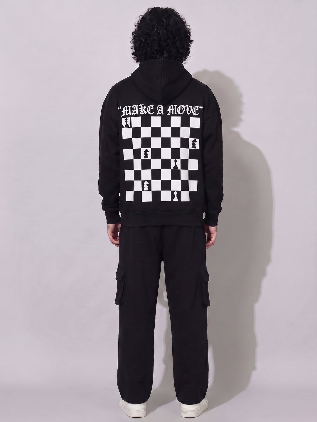 Make A Move Oversized cotton Fleece Hoodie
