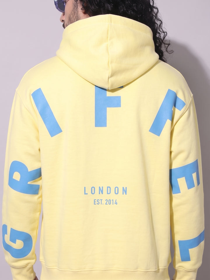 Back Griffel Oversized cotton Fleece Hoodie