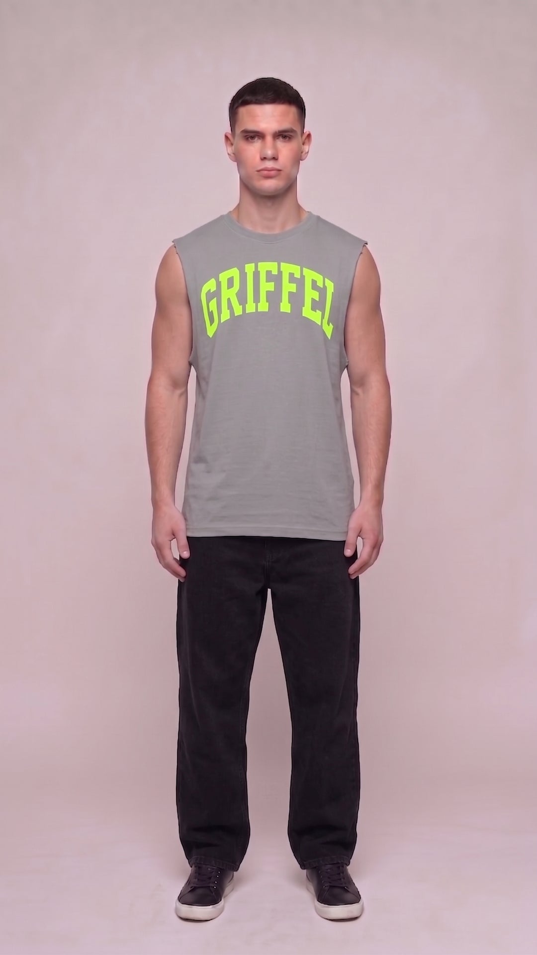 MAIN CHARACTER Cotton GREY Easy Fit Tank 😎