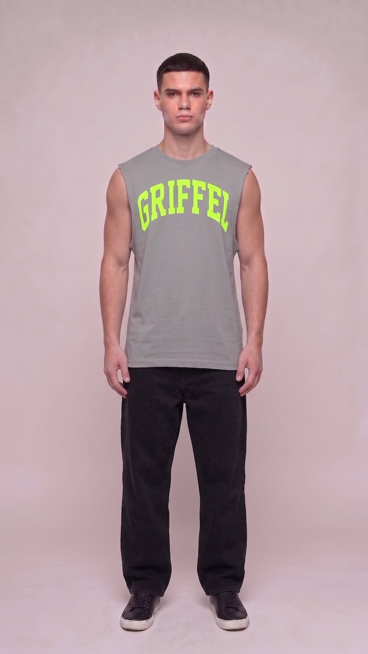 MAIN CHARACTER Cotton GREY Easy Fit Tank 😎