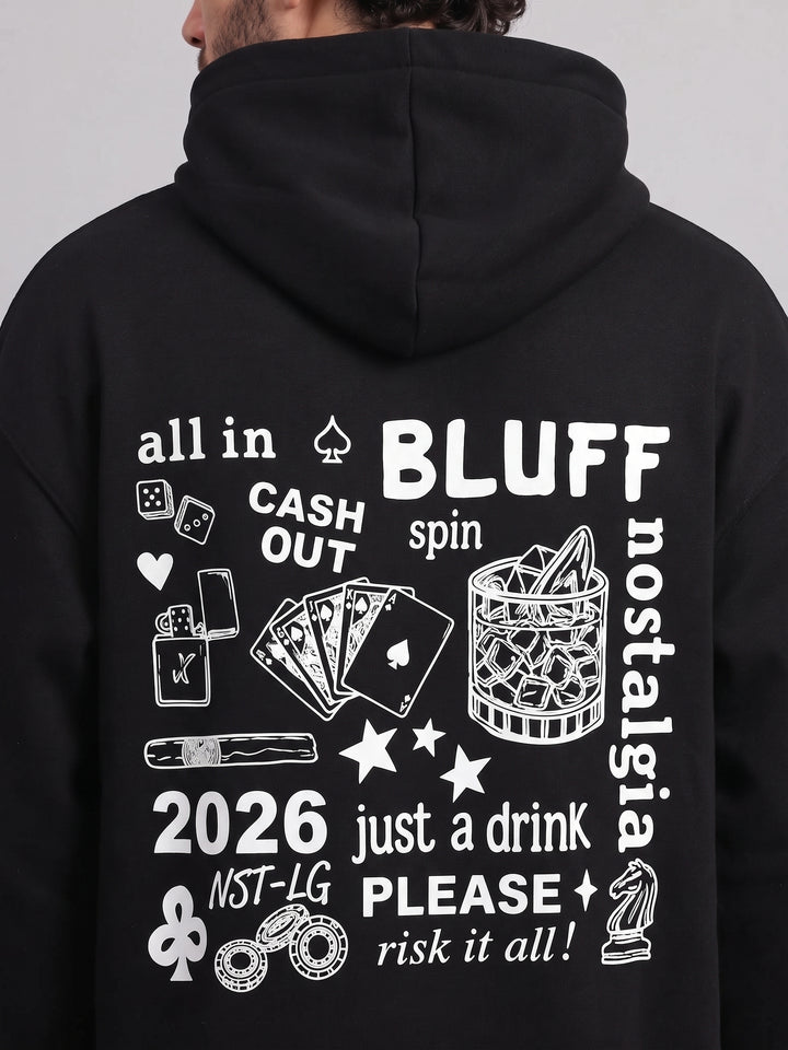 BLUFF Cotton Fleece Oversized Tracksuit For Men