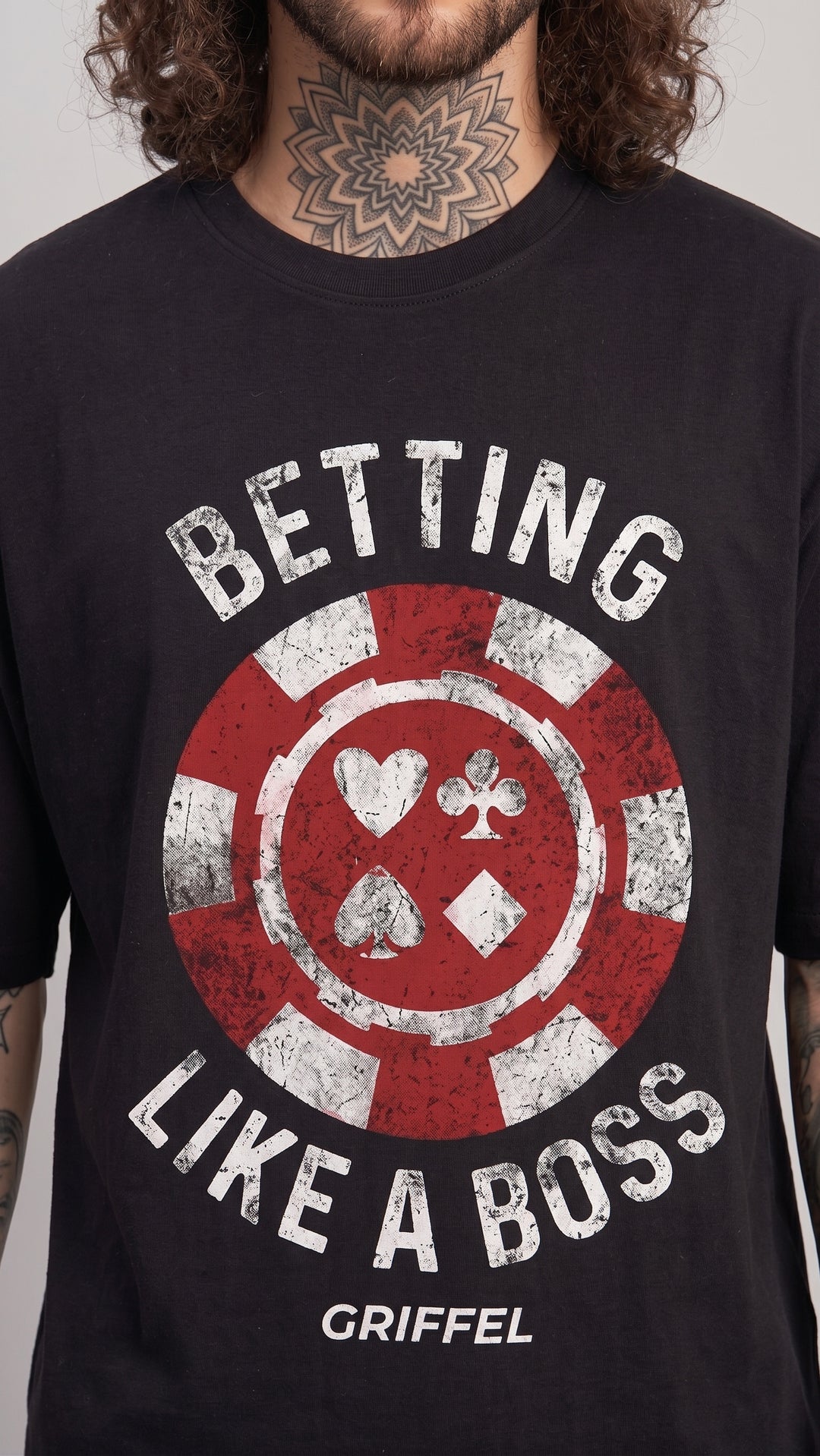 BETTING LIKE A BOSS Oversized Cotton T-shirt