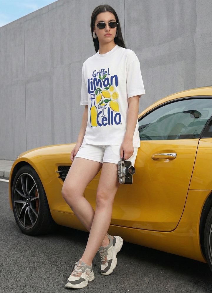 LimonCello Oversized Cotton Co-ord set 🍋