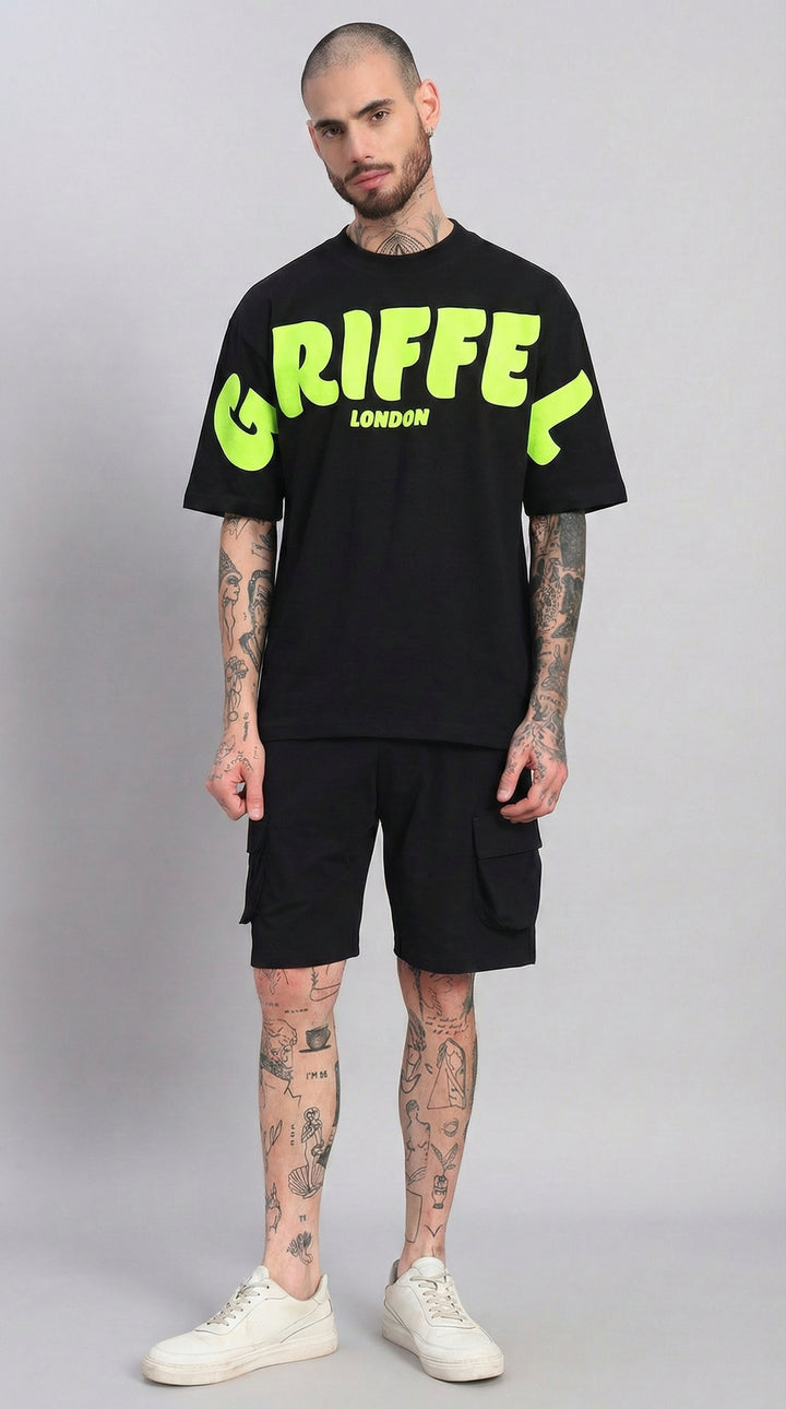 Front Griffel Oversized Cotton T-shirt 💚