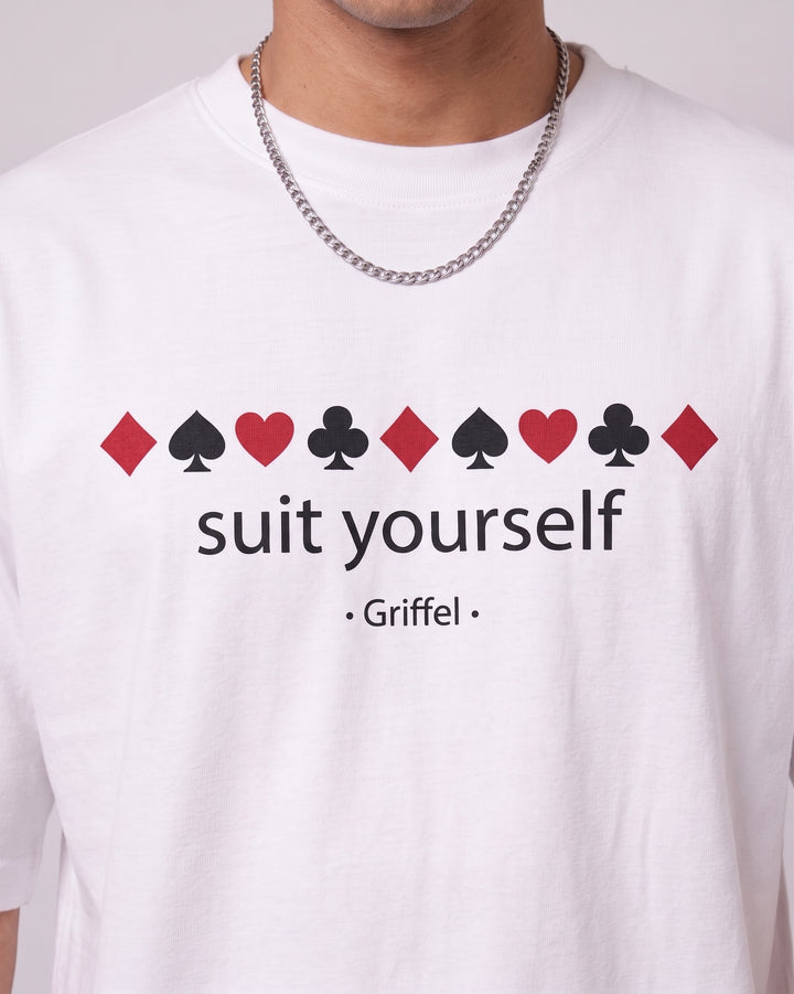 SUIT YOURSELF Oversized Cotton T-shirt