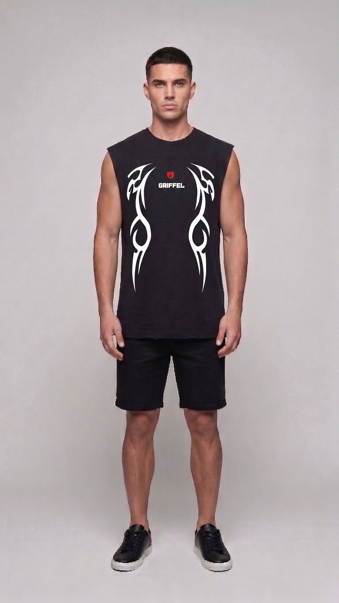 Stealth Armor Cotton Black Easy Fit Tank 🦾