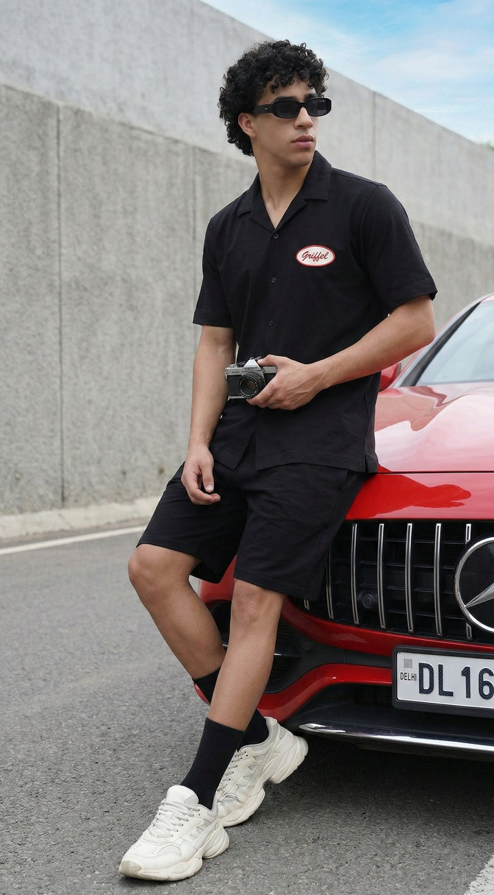 Cafe Cotton Bowling Shirt 🍽️